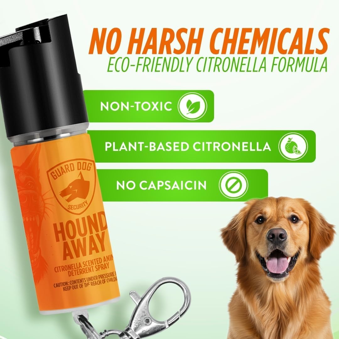 Citronella Dog Deterrent Spray, Training & Behavior Protector, Portable 0.5/2oz