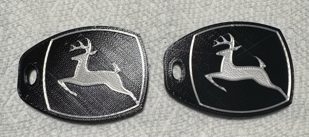 John Deere Custom 3d Printed Key Chain's