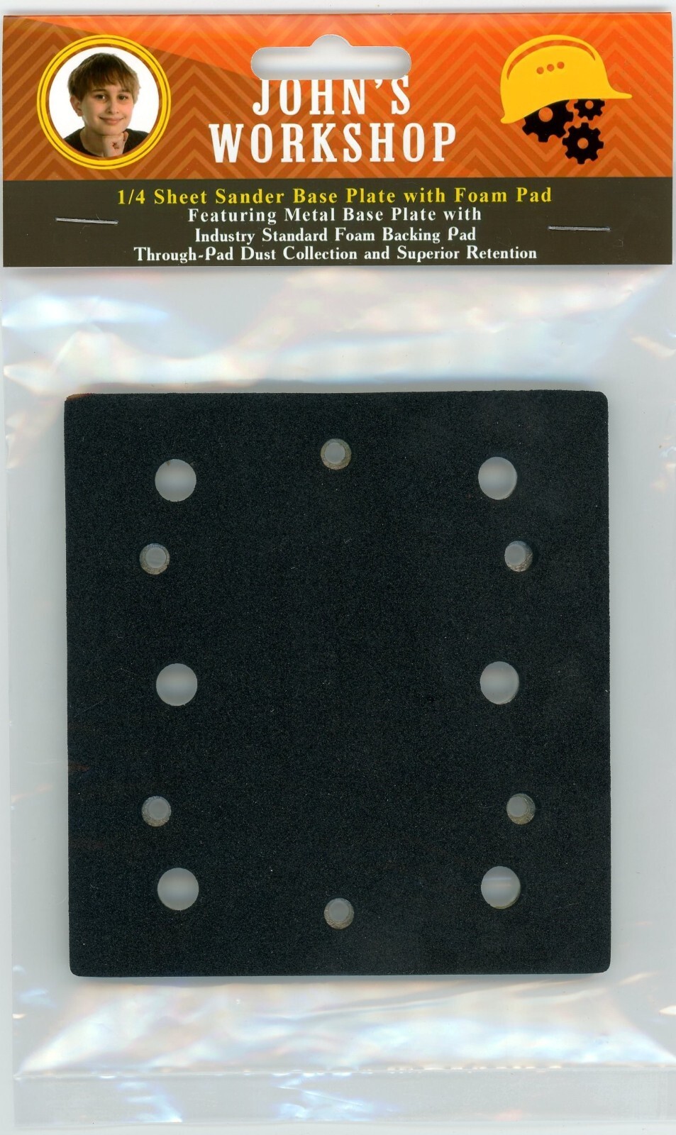 Bauer 2015C-B Cordless Sander Base Plate with Foam Pad