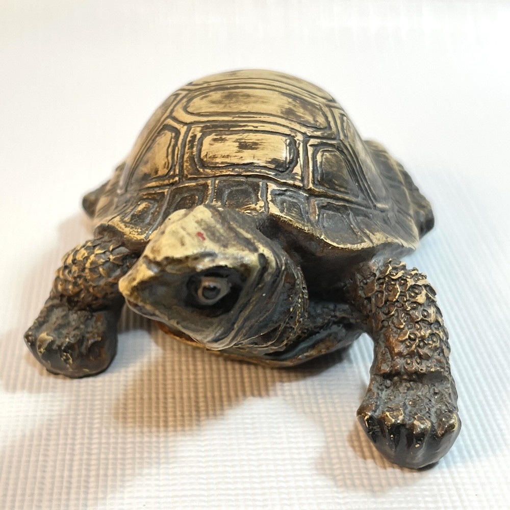 Realistic Looking Resin Turtle Tortoise Collectable 3.5”