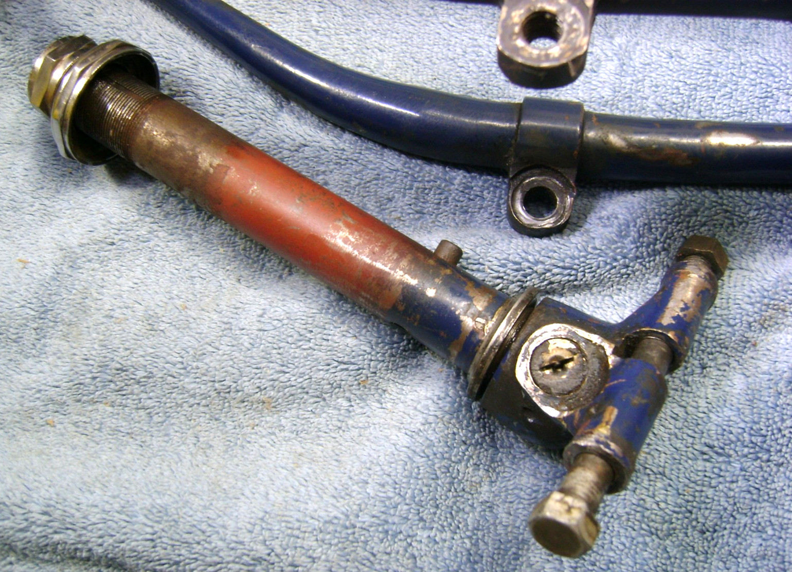 Original Schwinn 26" Springer Fork, with Key Lock, But NO Key