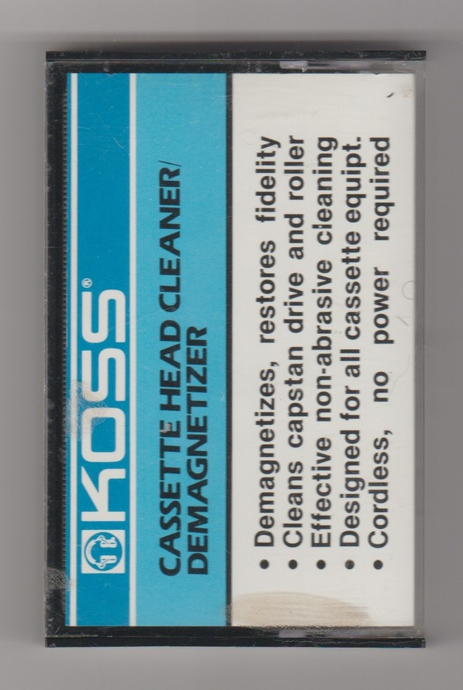 KOSS Cassette Head Cleaner The Magnetizer Ex Condition