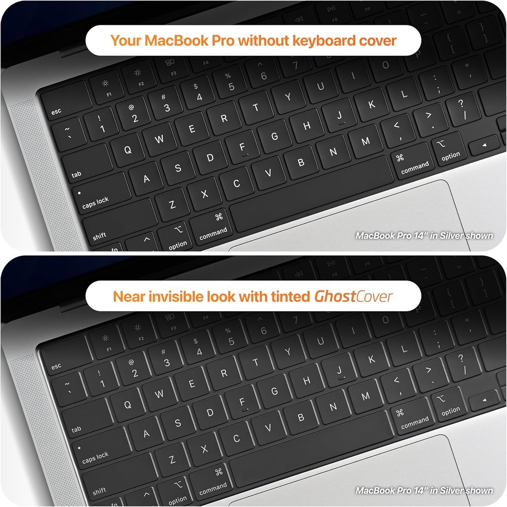 GhostCover Original Premium Ultra Thin Keyboard Cover Protector, Compatible with
