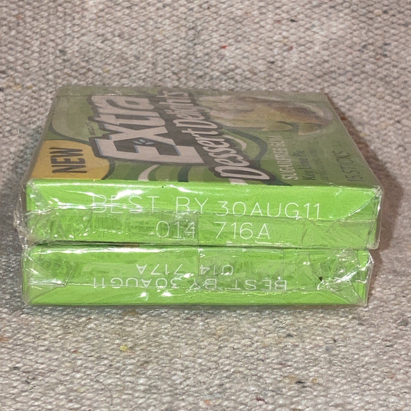 Wrigley’s Key Lime Pie Extra Dessert Delights Chewing Gum Sealed 2 New Packs