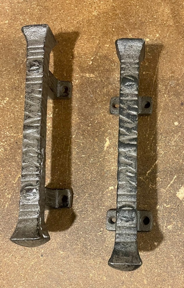 2; 9.3" Cast Iron Foundry Style RUSTIC Barn Handle Gate Pull Shed Door Handles