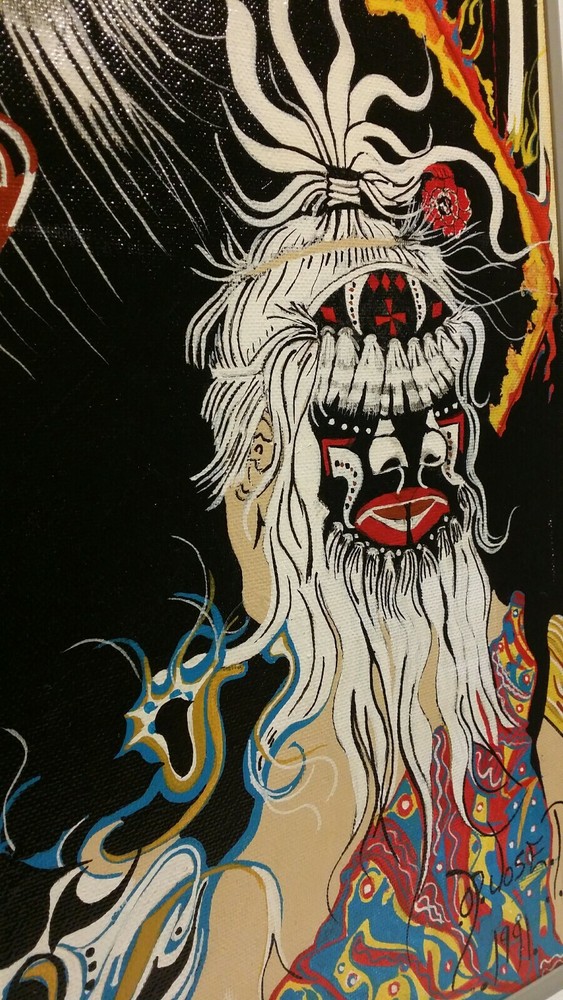 Painting Psychedelic Shaman Mandala