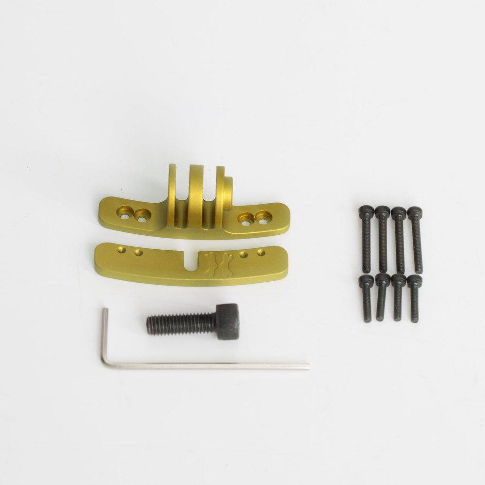 HK Army Goggle Camera Mount - Gold - Paintball