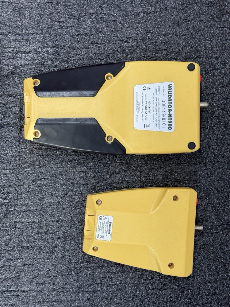 JDSU Validator NT900 and Validator Remote NT93 Network LAN Ethernet Cable Tester