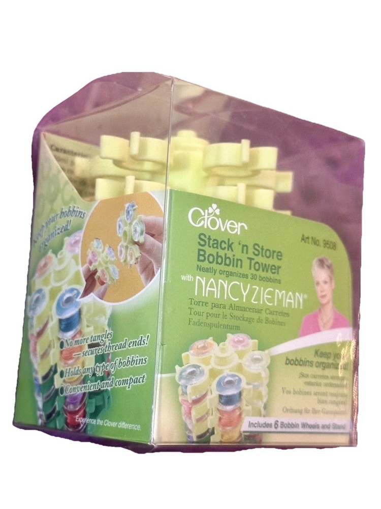 CLOVER #9508 STACK 'N STORE BOBBIN TOWER BY NANCY ZIEMAN