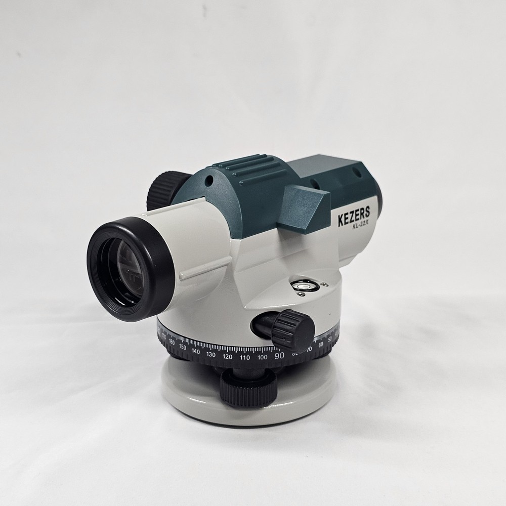 KEZERS 32X Automatic Optical Level Kit - Open Box - Carrying Case - Level