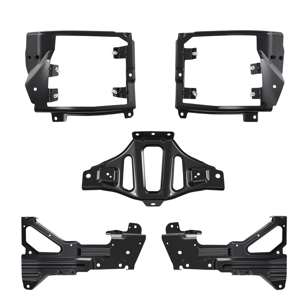 For 2016-2018 Chevrolet Silverado 1500 Front Bumper Support & Mount Bracket Set