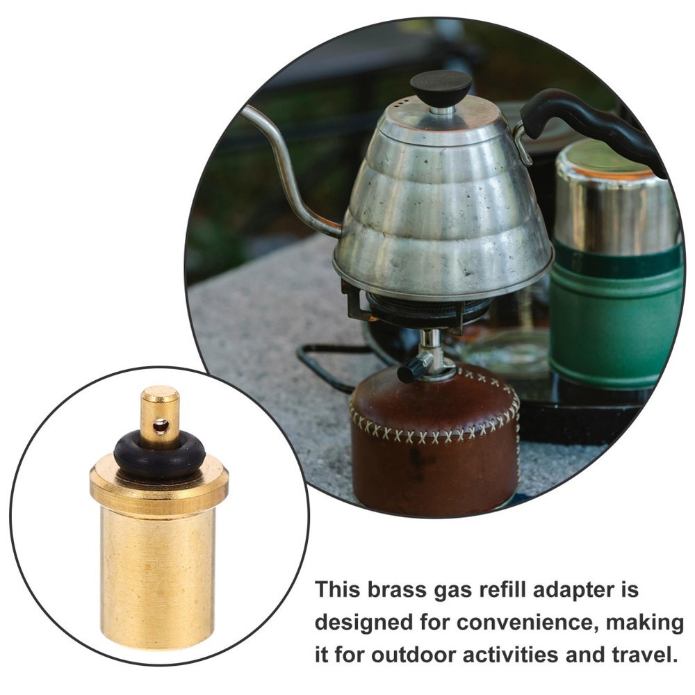 2 Pcs Lighter Propane Refill Adapter Gas Bottle Connector