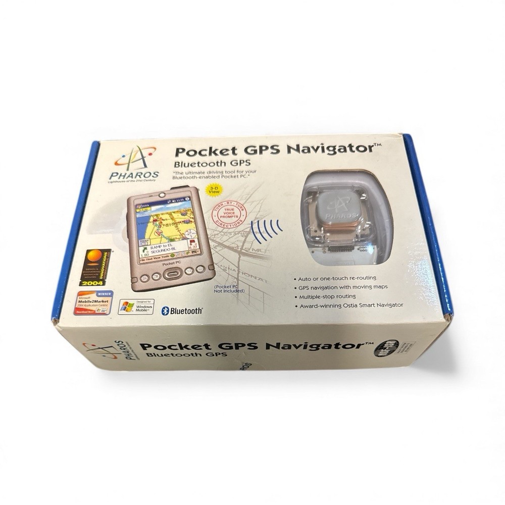 Pharos Portable GPS Navigator Wireless Technology (PT200) ✅