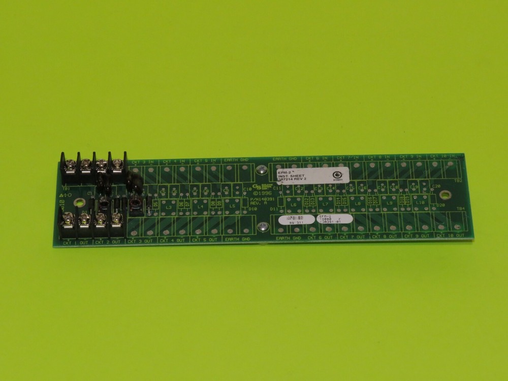 EST EDWARDS EFM-2 DATA FILTER BOARD FIRE ALARM