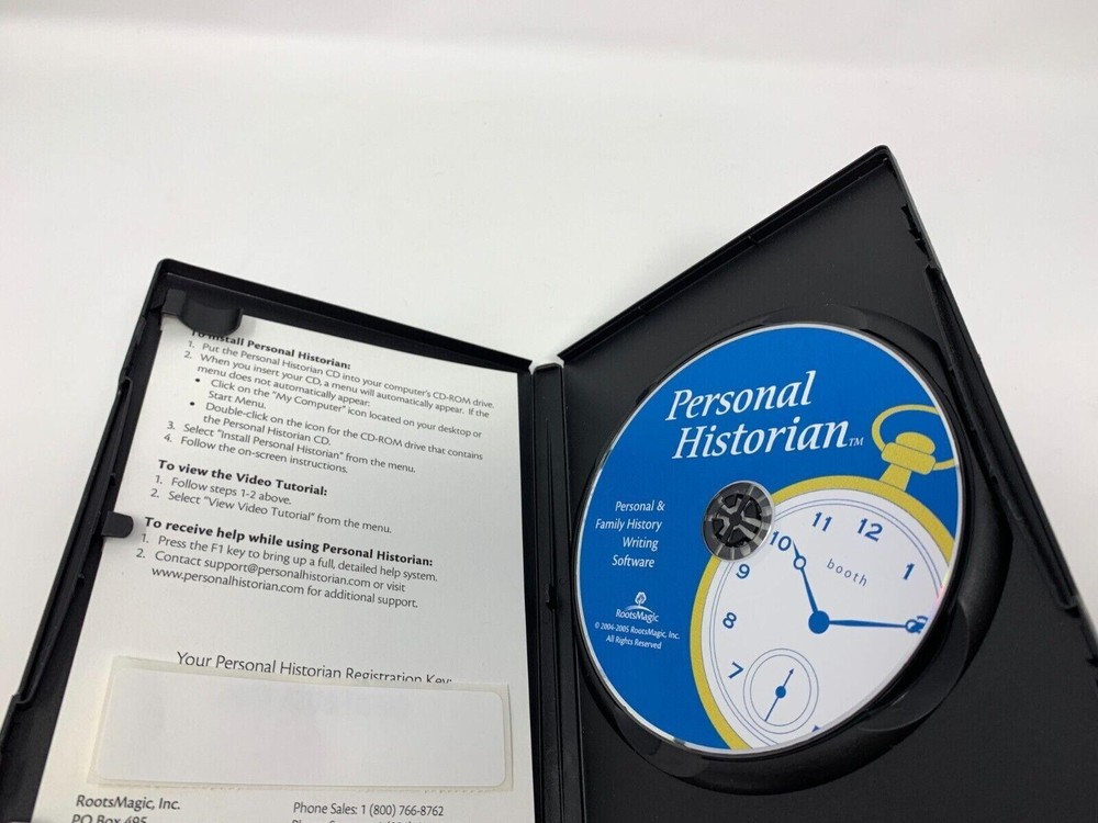 2006 RootsMagic Personal Historian With Key