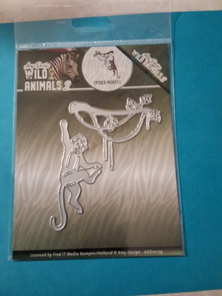 AMY DESIGN WILD ANIMALS Metal Dies SPIDER MONKEY