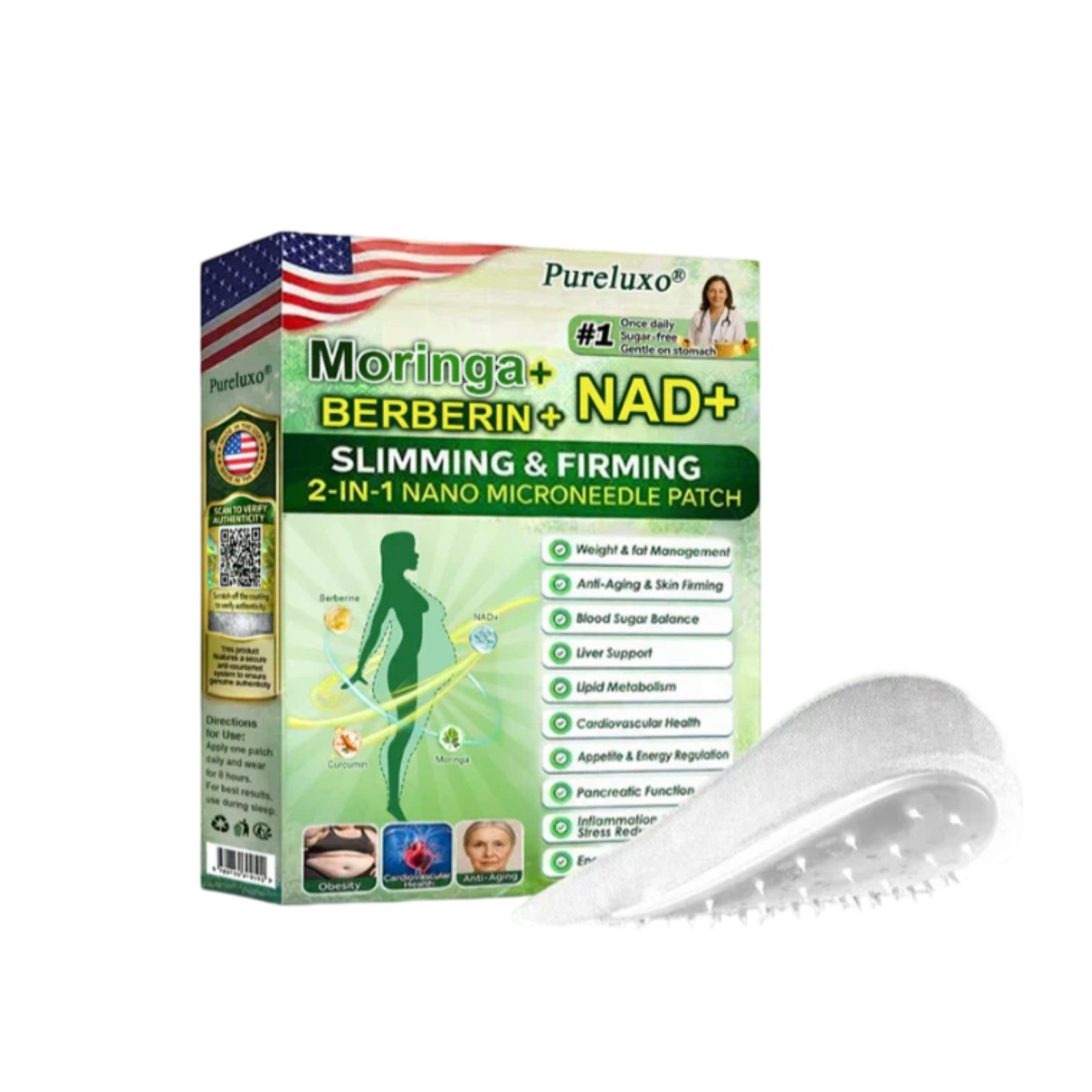 Pureluxo Moringa Gentle Skin Care Patches