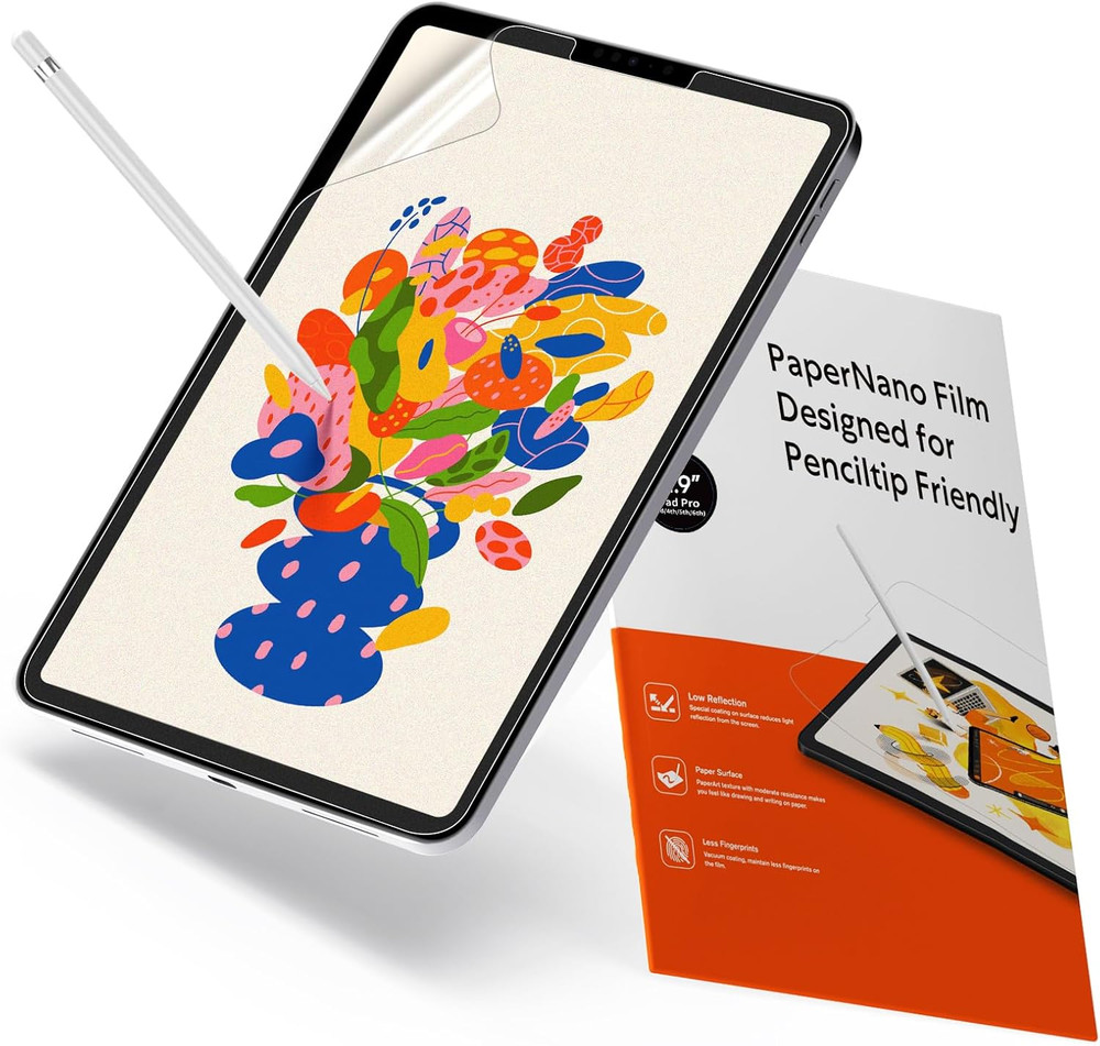 2 Pack Paperfeel Screen Protector Compatible with Ipad Pro 12.9 (2022 & 2021 & 2