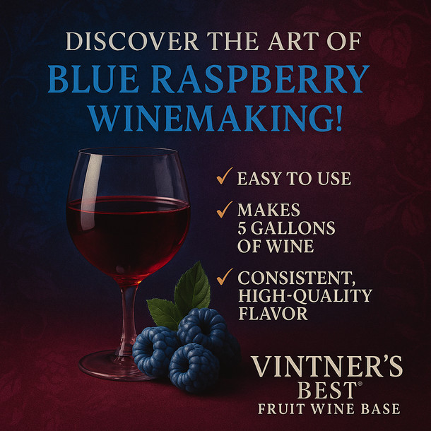 LD branded Vintner's Best Blue Raspberry Fruit Wine Base