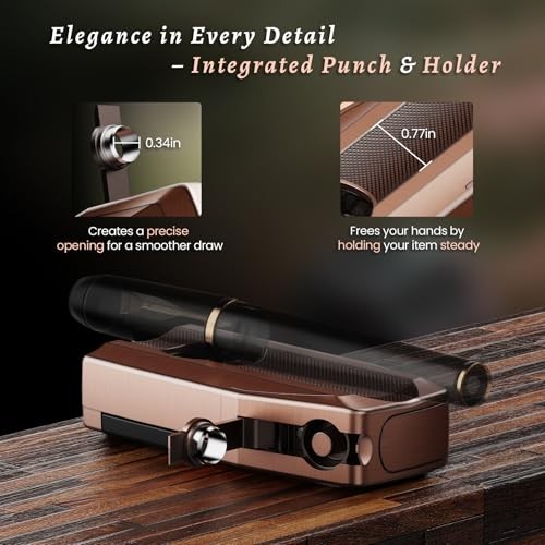 Torch Lighter with Holder, Adjustable Dual Jet Flame Windproof Red Bronze