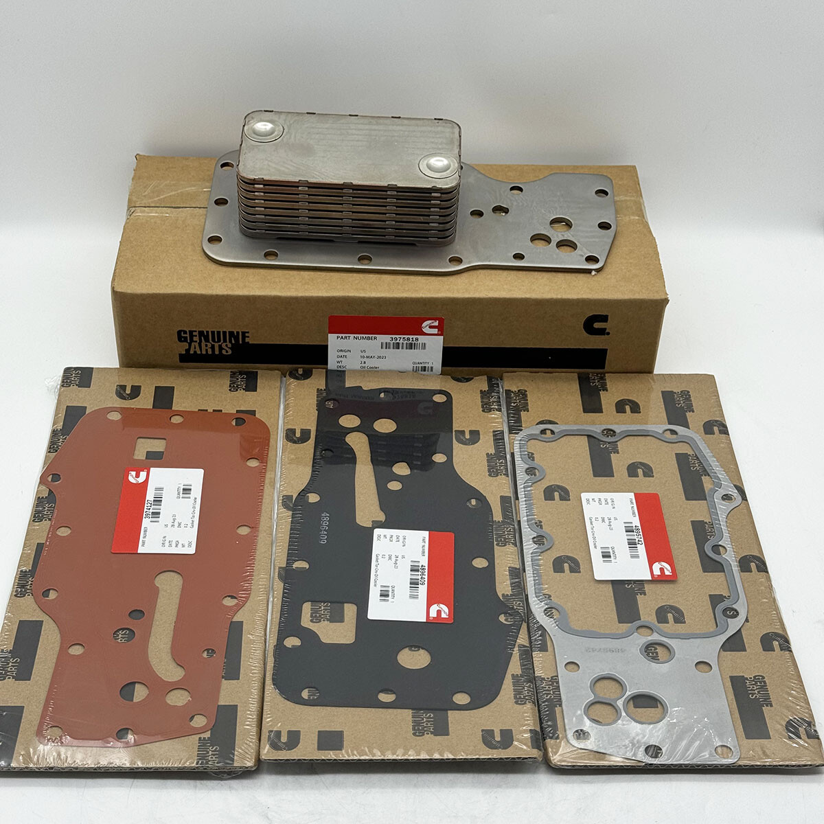 Cummins Oil Cooler & Gasket 3975818 For 6.7L 24V ISBE 2007-Present Dodge Ram NEW
