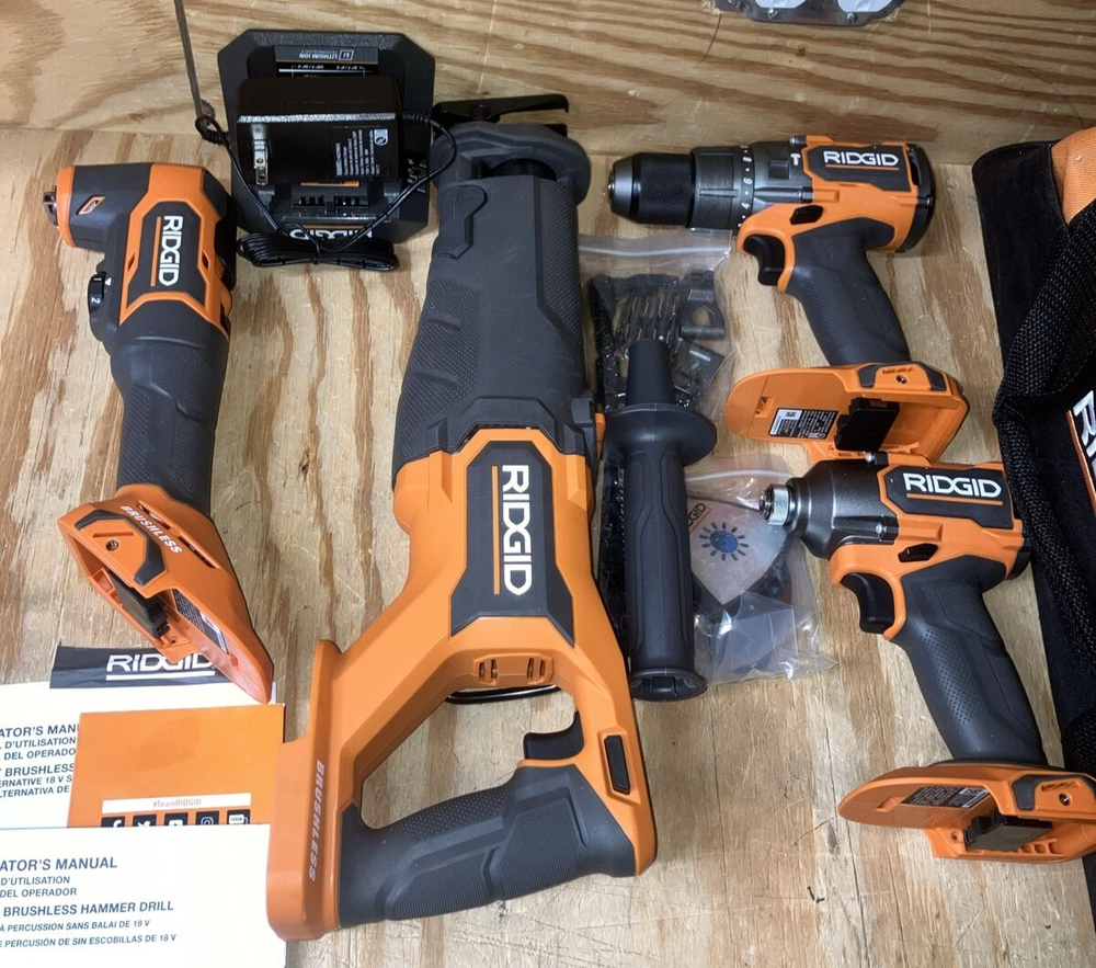 Rigid Tool Kit Multiple Tools ( No Batteries)