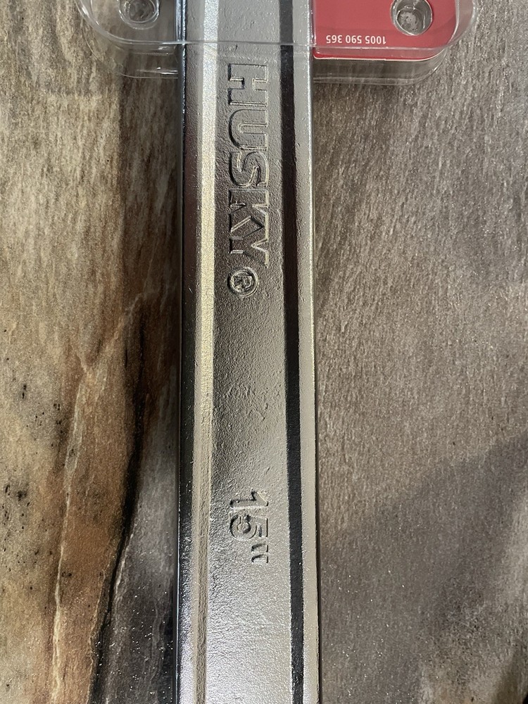 15" Husky Adjustable Wrench New