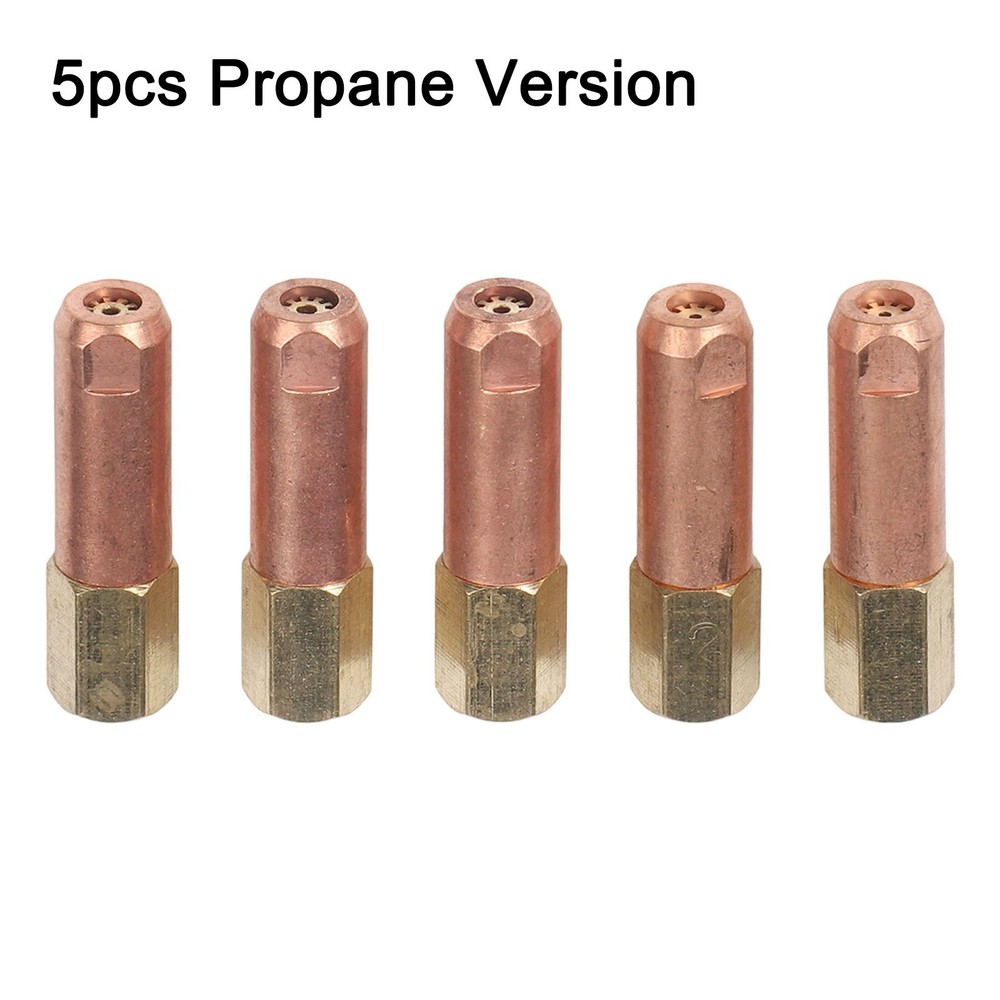Propane Acetylene Welding Nozzle Set 10 Pcs for H012 Torch Various Sizes