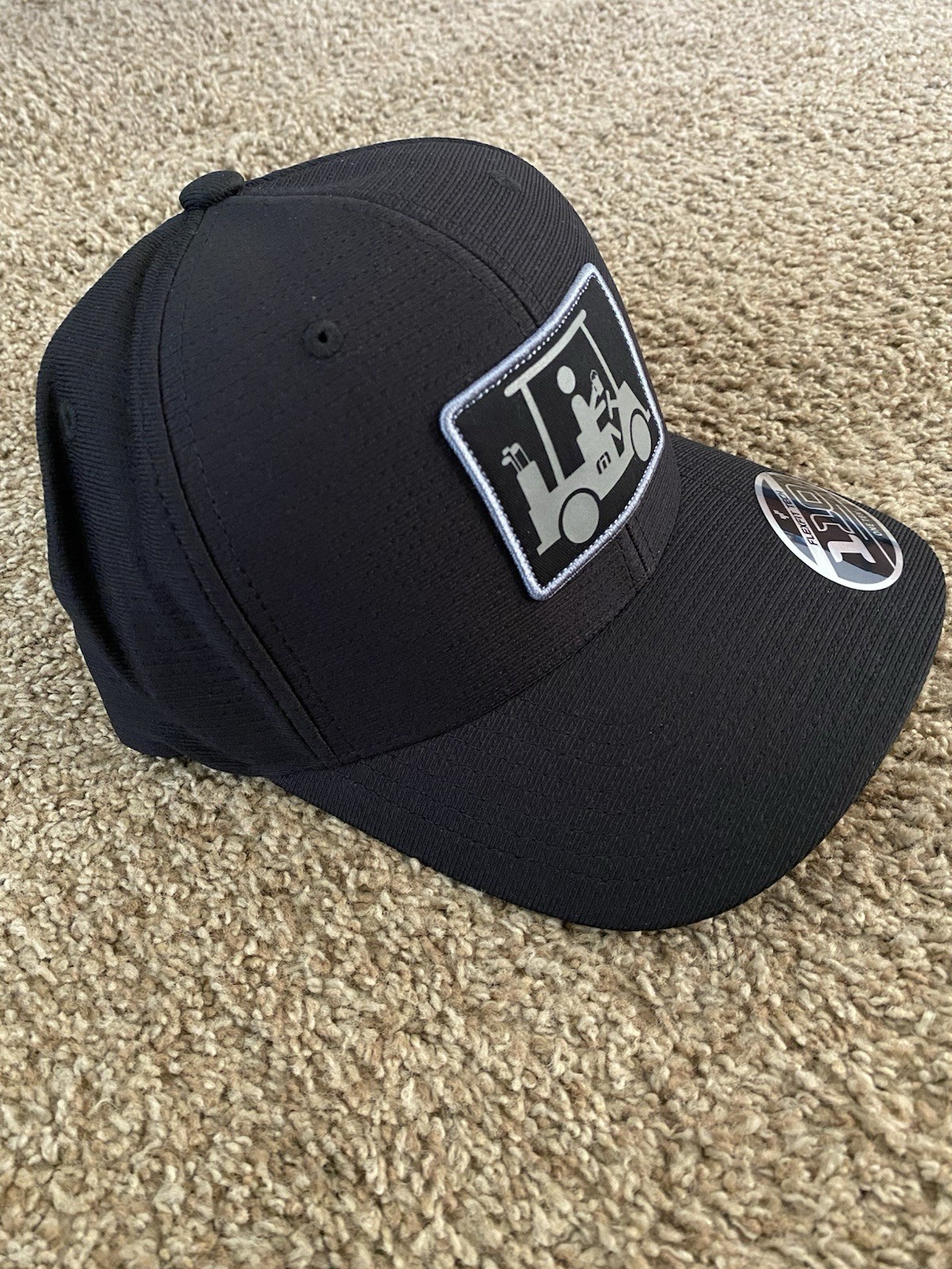 Travis Mathew Golf Cart Driver Flexfit Snapback Golfer Hat Black Adjustable PGA