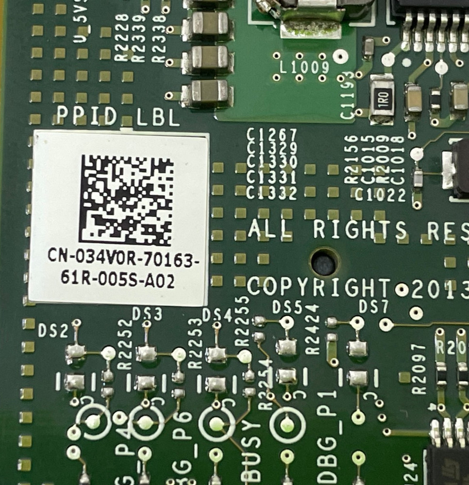 Dell PowerEdge VRTX Chassis Management Controller Card 34V0R