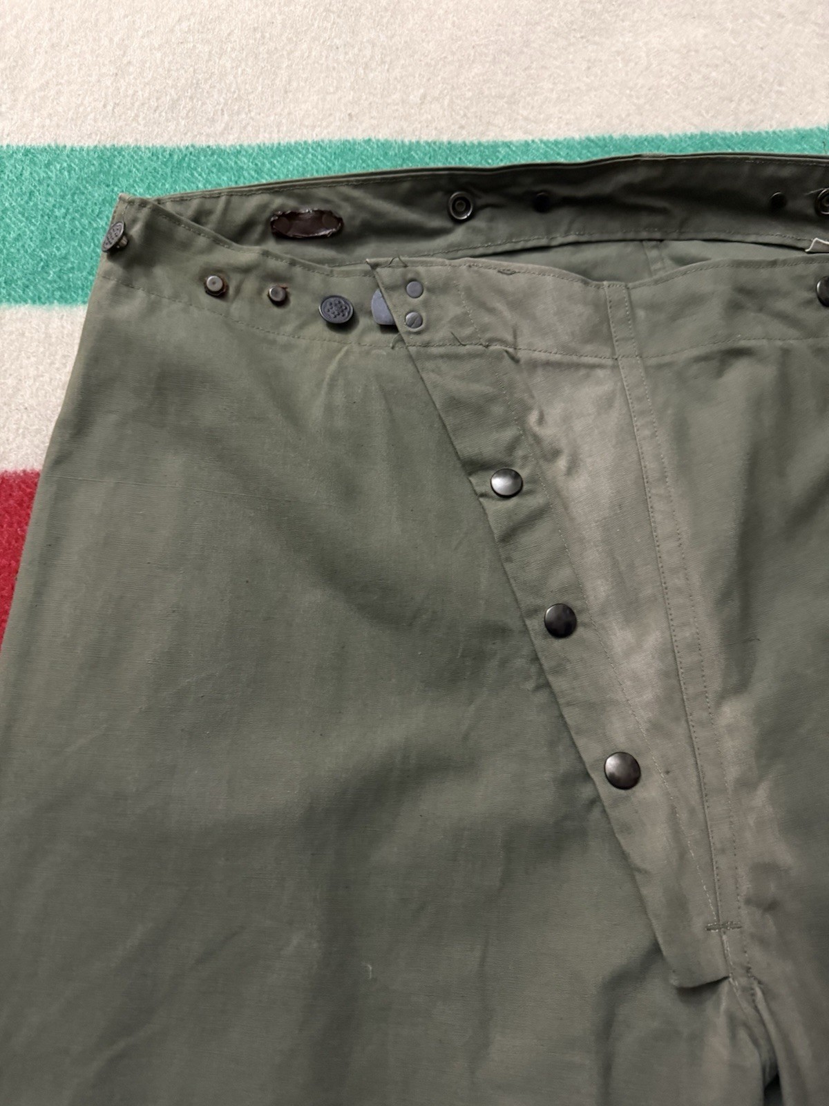 Vintage 50s Us Army Military Firefighter Pants Western Costume Co Size 40-42