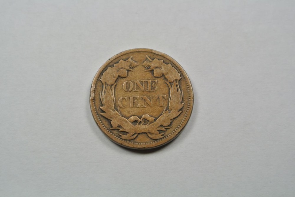 1857 Flying Eagle One Cent Penny, VG Condition - C2728