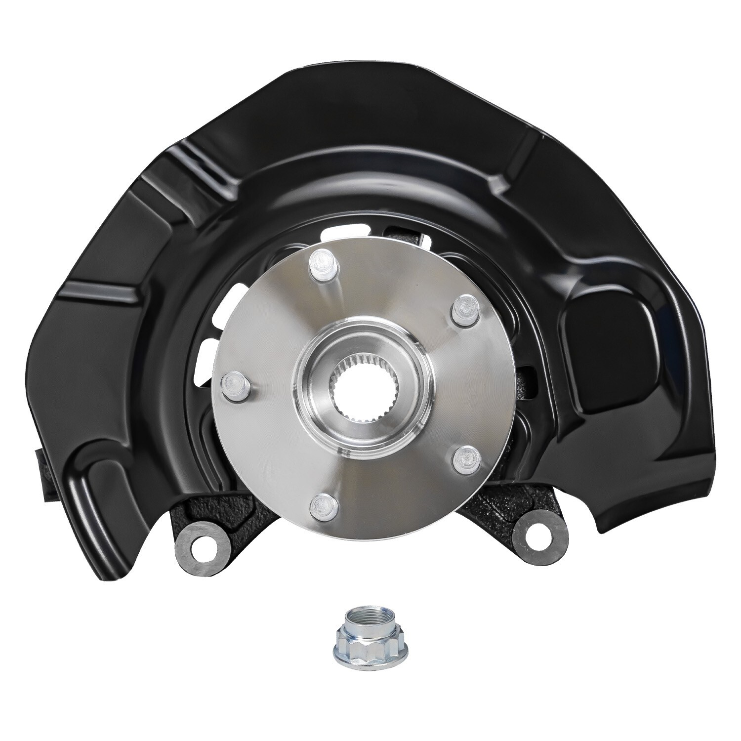 Front Steering Knuckles and Wheel Hub Bearings Set for Toyota Camry Lexus ES350