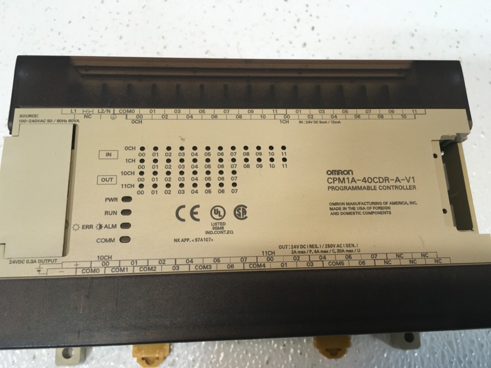 OMRON CPM1A-40CDR-A-V1 Programmable Controller (KB)