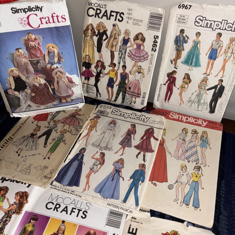29 Vintage Doll Clothes Sewing Patterns