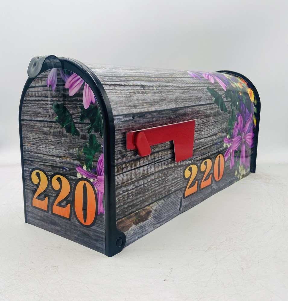 Flowers Custom Mailbox: Personalized Gift For Mother