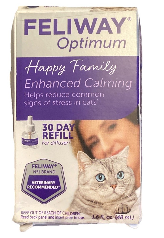 FELIWAY Optimum 30-Day Cat Calming Refill 48ml Pheromone Diffuser