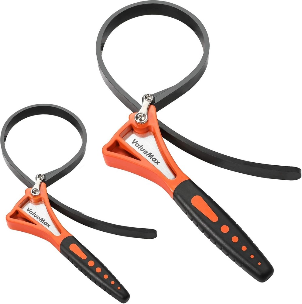 High-Quality Adjustable Strap Wrench Set for DIYers: 4" & 6" Maximum Diameter
