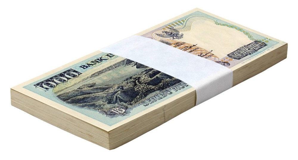 Indonesia 1000 Rupiah, 1997, P-129f, UNC X 100 PCS Bundle Pack