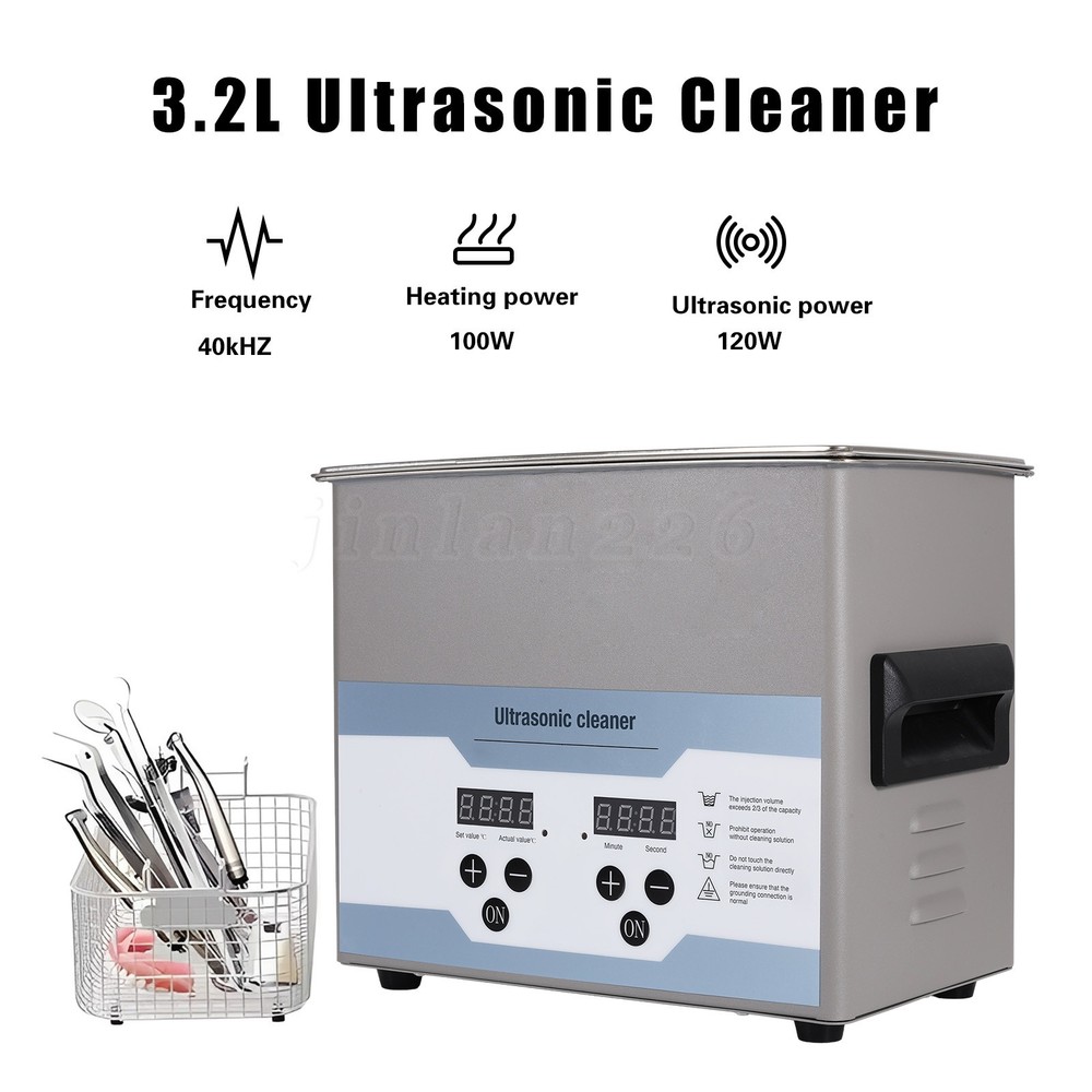 3.2L Ultrasonic Cleaner Cleaning Machine Digital Adjustable