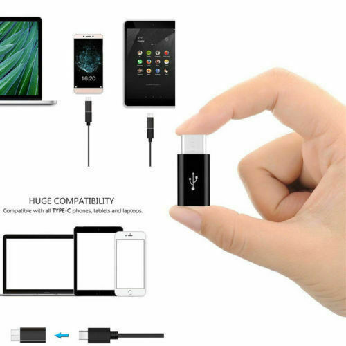 10 Pack Micro USB to Type C Adapter Converter Micro-B to USB-C Connector NEW