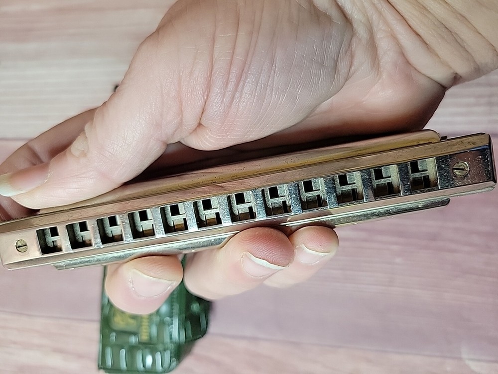 Hohner Super Chromonica 270 Harmonica Key C with CASE - Made in GERMANY