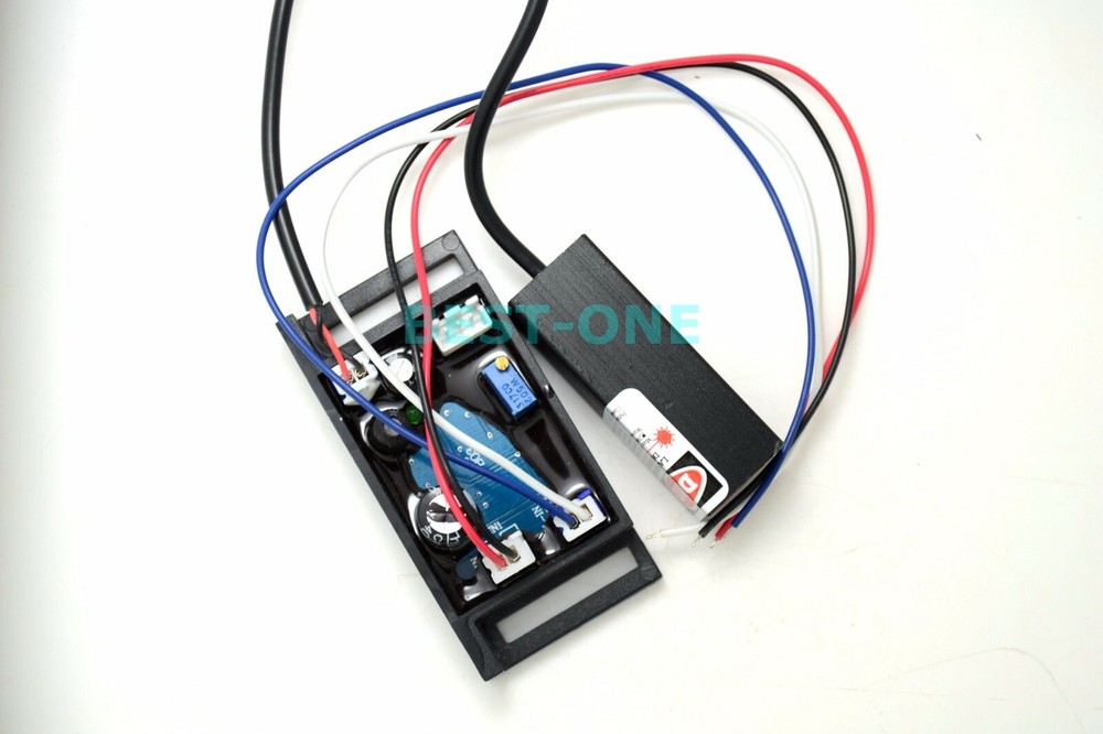 405nm 50mW 12V TTL Modulation Laser Module Purple/Violet Dot Light Source Light