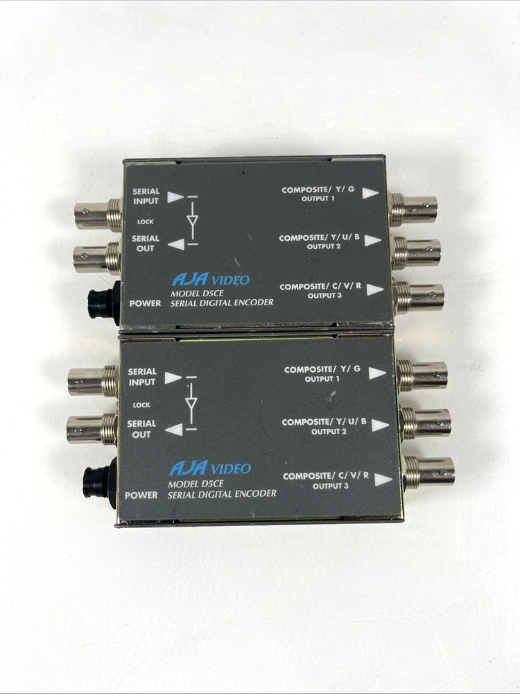 AJA D5CE HDTV SERIAL DIGITAL ENCODER Set of 2