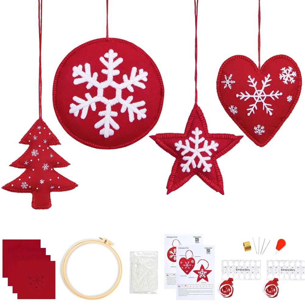 【Full-length Video Tutorial】2026 New Embroidery Christmas Ornament