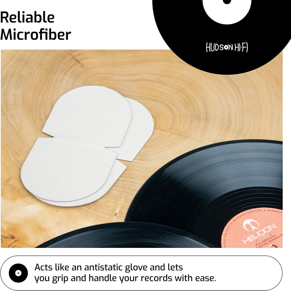 3 Pack Record Mitt anti Static Record Cleaner & Handler - Record Player Accessor