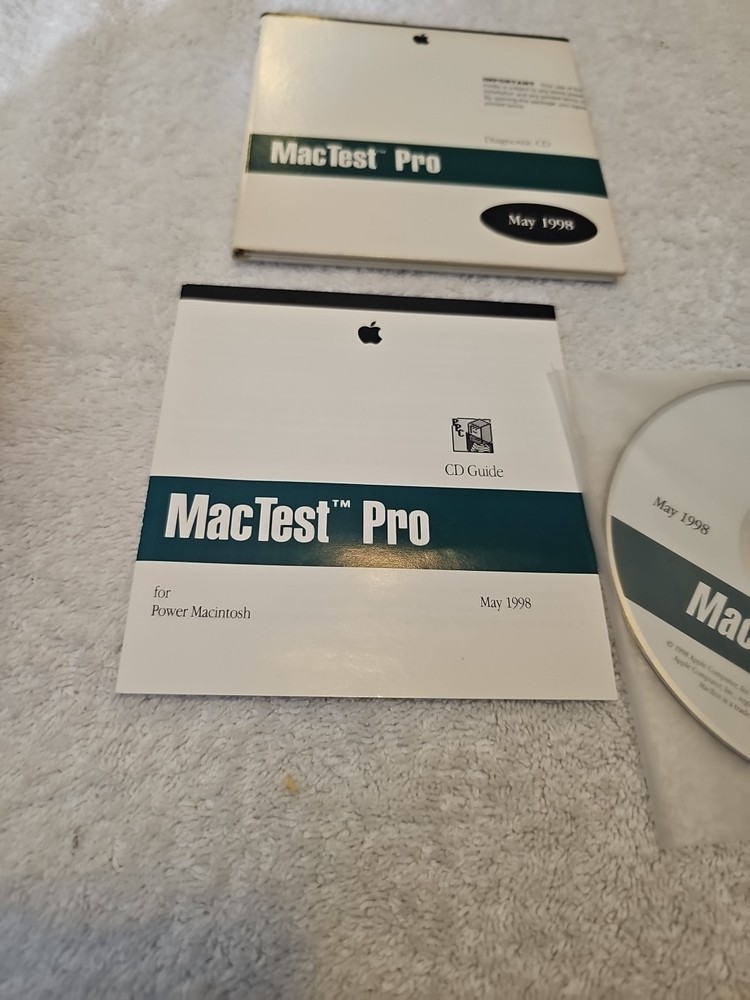 MacTest Pro May 1998 For Power Macintosh Cd Guide