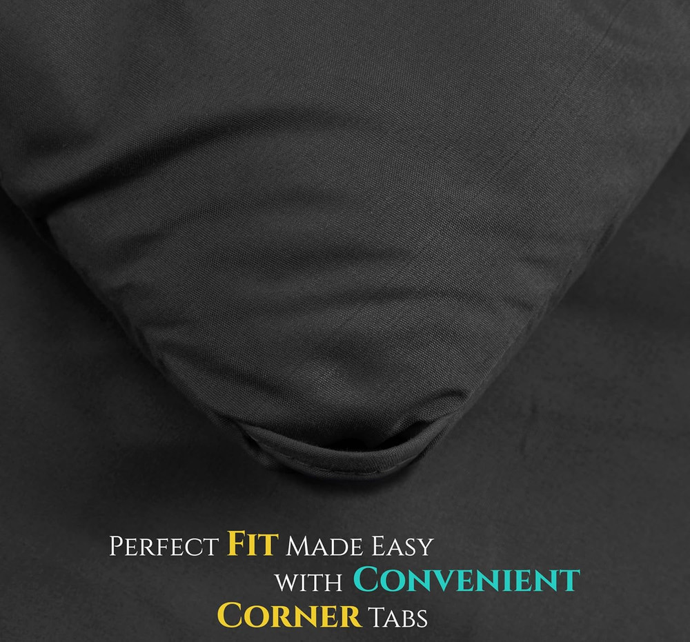 King Comforter Set Grey, Comforters King Size 3 Pieces Bedding Comforters Sets,