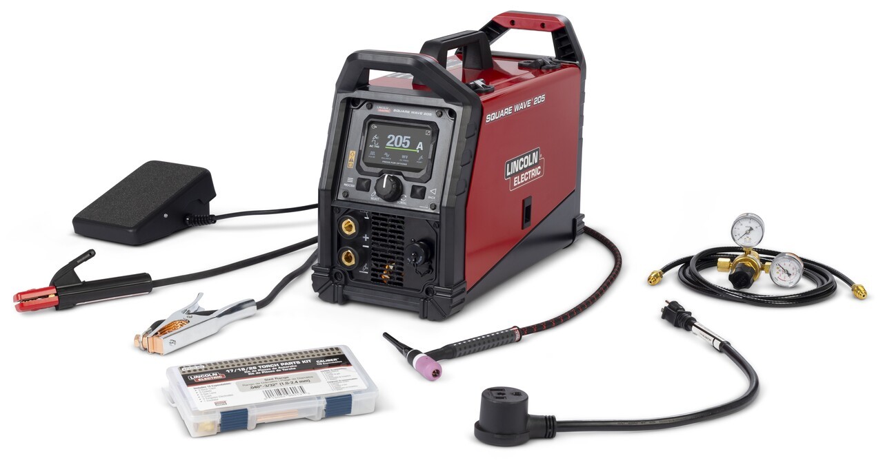 Lincoln Square Wave TIG 205 AC/DC TIG & Stick Welder K5613-1
