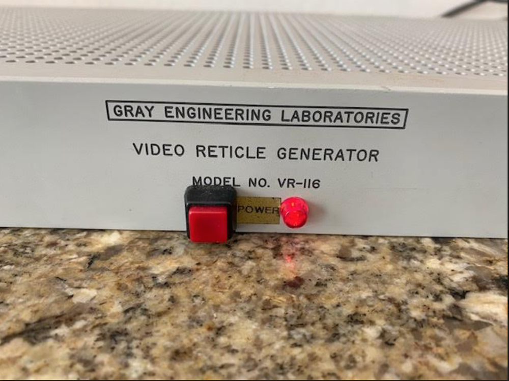 GRAY ENGINEERING LABS VR-116 VIDEO RETICLE GENERATOR
